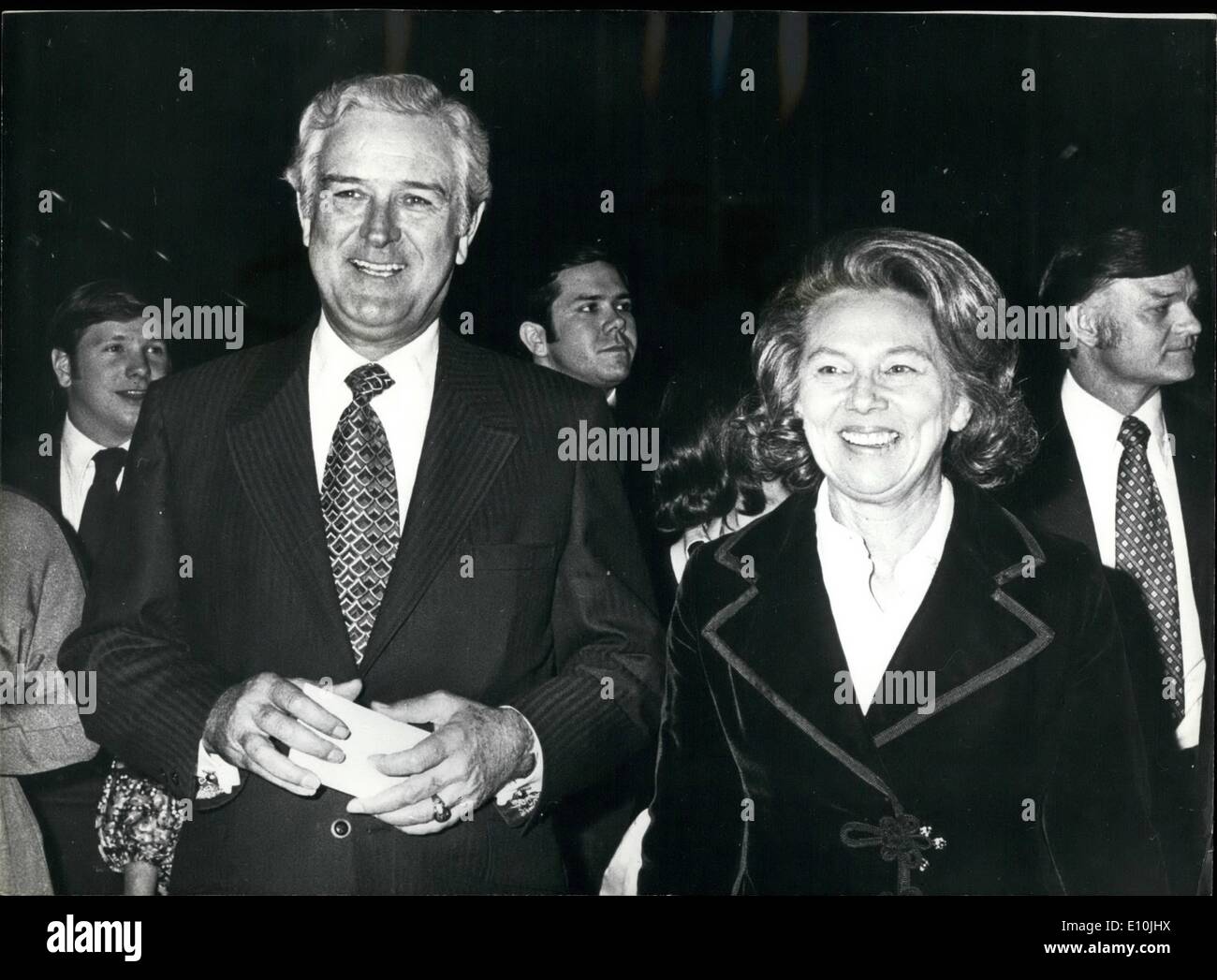 Mar. 03, 1973 - Connally Comes To The Aid of The Republicans. John B. Connally came riding to President Nixon's rescue, when he Stock Photo