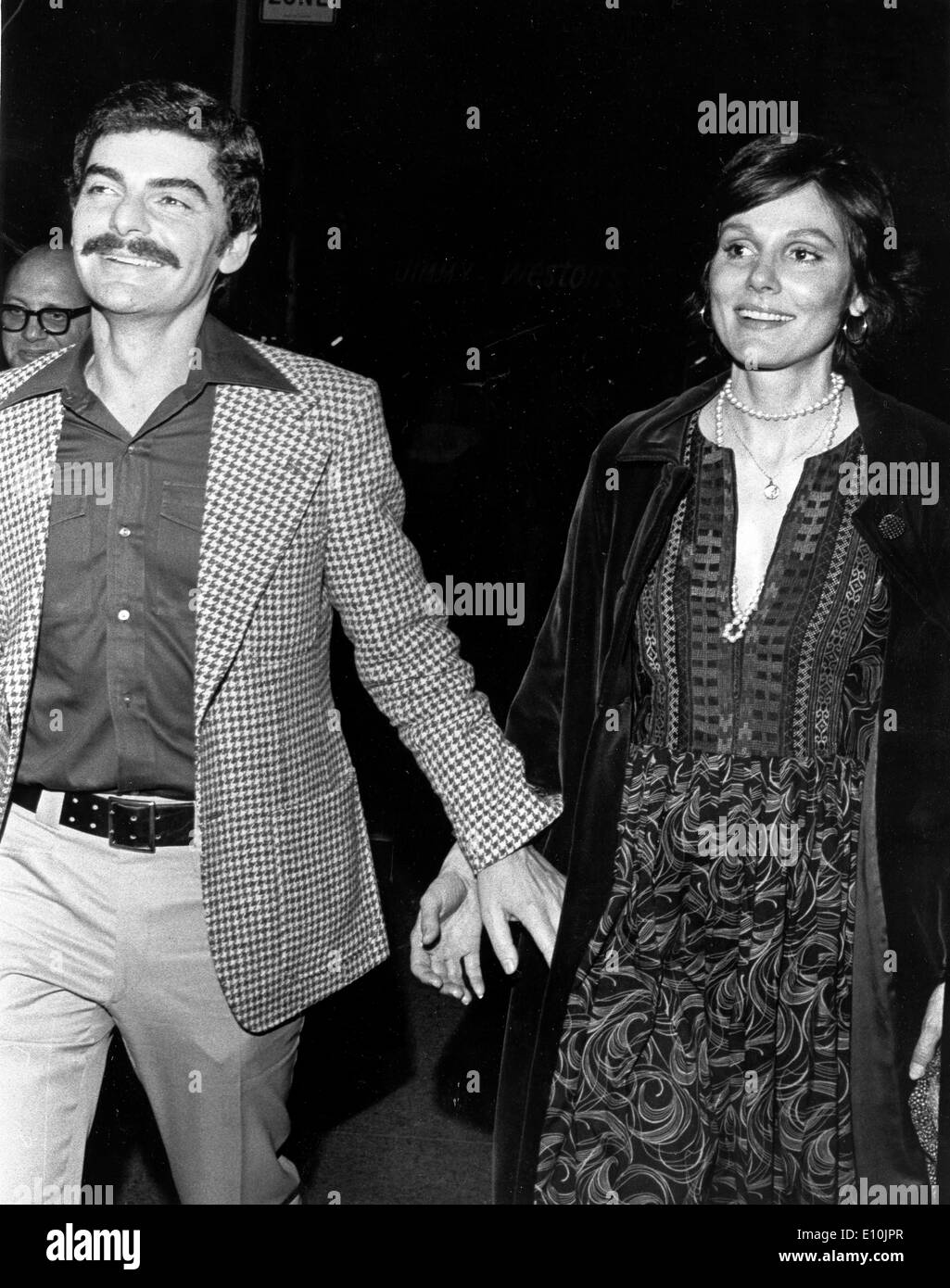 Apr 12, 1973; New York, NY, USA; Actor RICHARD BENJAMIN and his wife PAULA PRENTISS. (Credit Image: © KEYSTONE Pictures USA) Stock Photo