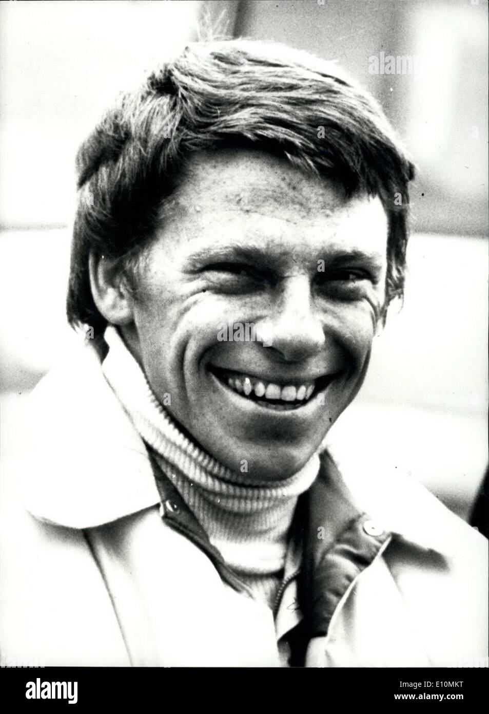 Jul. 30, 1973 - British Racing Driver Killed In Dutch Grand Prix.: 25-year old British racing driver Roger Williamson died yesterday when he was trapped in his blazing car after spinning off the track and crashing at 120 mph, during the Dutch Grand Prix on Zandvoort circuit. Photo shows Roger Williamson, the young British racing driver, who was killed during the Dutch Grand Prix yesterday. Stock Photo