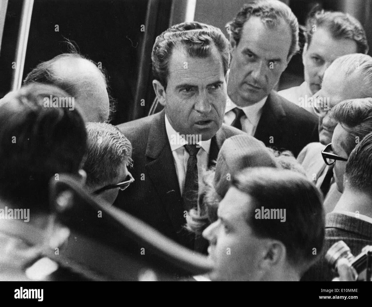 Aug 05, 1973 - Vienna, Austria - RICHARD NIXON January 9, 1913 to April 22, 1994 was the 37th President of the United States Stock Photo
