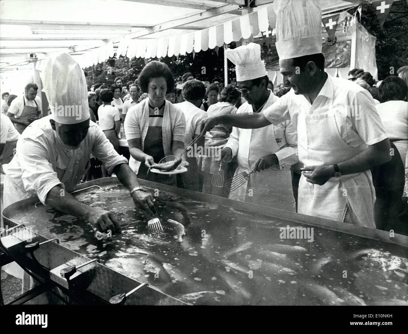 Jul. 07, 1973 The Largest FishFryingPan of the World The village