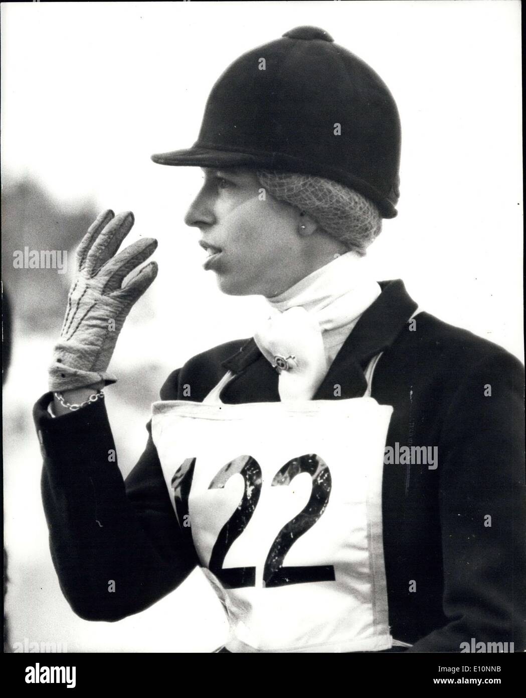 Aug. 18, 1973 - Princess Anne At Osberton Horse Trials. Photo shows A study of Princess Anne at the Osberton Horse Trials, Nottingham, the two-day event in which she is competing. Stock Photo