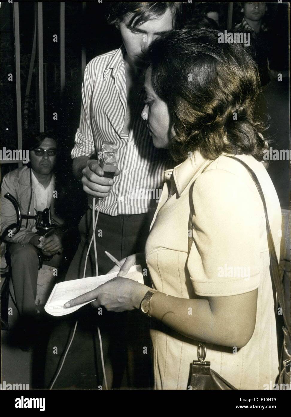 Sep. 06, 1973 Egyptian Journalist Doreya Awni Acted as Palestine