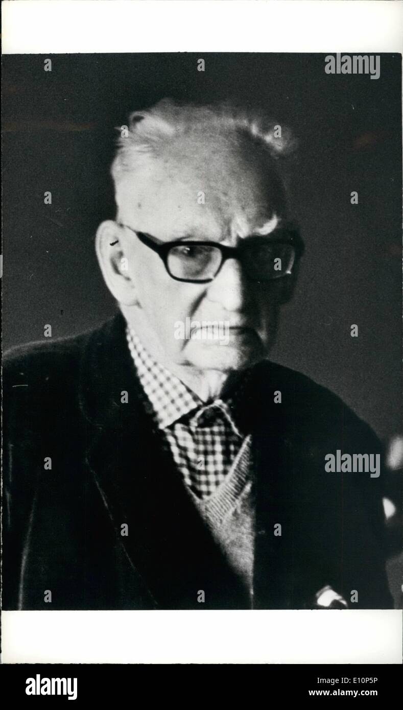 Sep. 09, 1973 - Summerhill School Head Dies: Mr. Alexander Sutherfland Neill, founder of the contreversial Summerhill school at Stock Photo