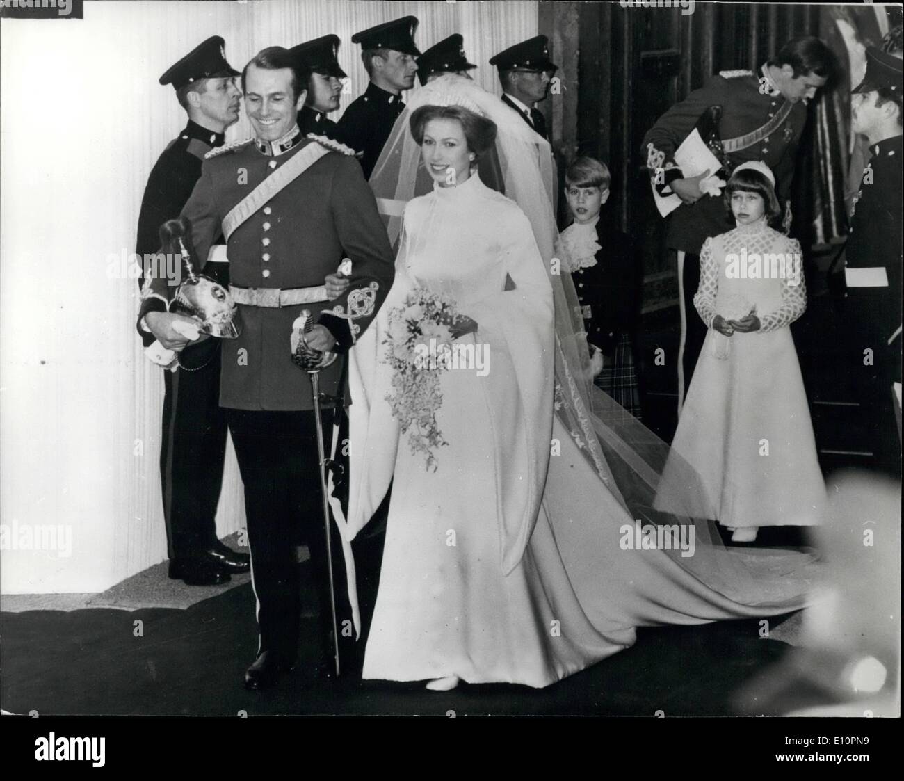 Nov 11 1973 Wedding Of Princess Anne And Captain Mark Phillips At 