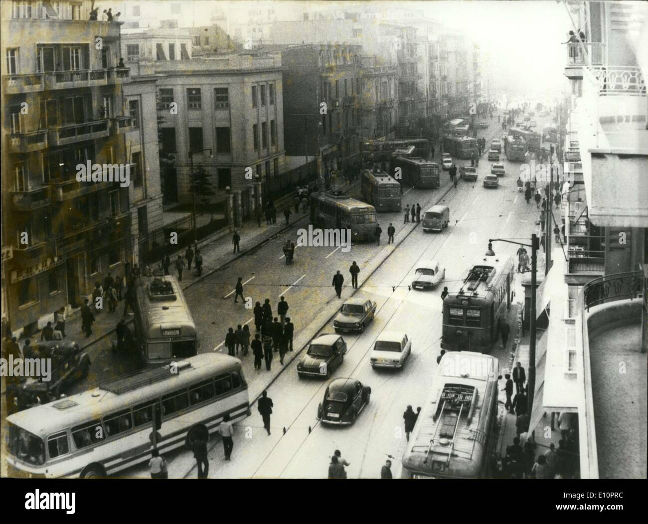 Nov. 22, 1973 - The Bus Lines in Athens Return to Normal After Days of ...