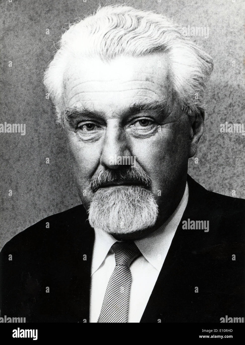 Oct. 16, 1973 - Zurich, Switzerland - Official portrait of behaviorist KONRAD LORENZ after winning the 1973 Nobel Prize in Medicine. Stock Photo