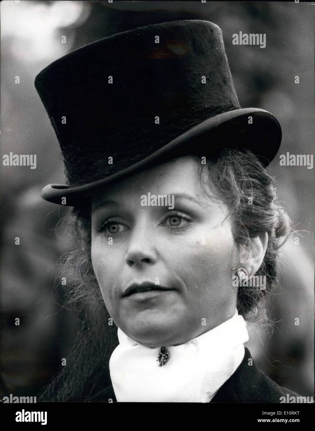 Jan. 01, 1974 - Lee Remick in the story of Jennie.: Lee Remick, pictured during shooting of Thames Television's production of ''Jennie, Lady Randolph Churchill'' in which she will act the title role as Sir Winston's mother in a series of seven one-hour plays to be screened later this year. Among the locations are Blenheim Palace and the Isle of Wight, where Lord Randolph Churchill proposed to Jennie Jerome during a Victorian Cowes Week. Stock Photo
