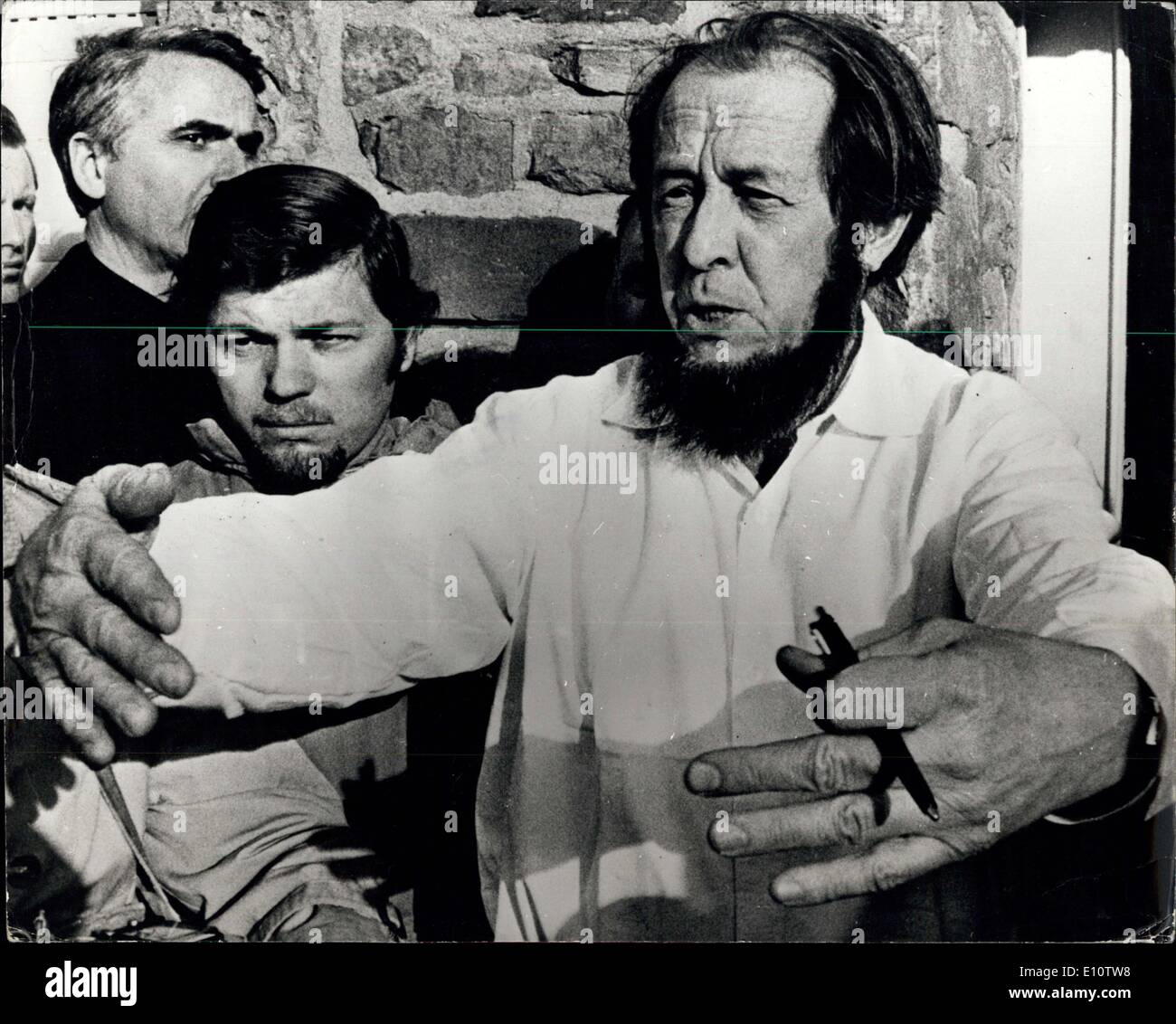 Feb 18 1974 Alexander Solhenits In Front Of The House Of West