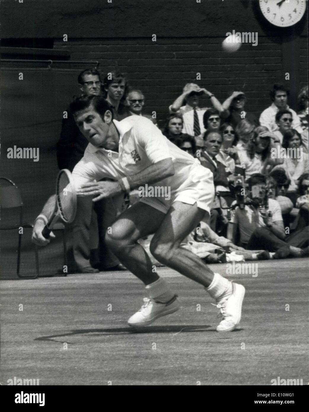 Jul. 06, 1974 Ken Rosewall Beaten In Men's Final At Wimbledon