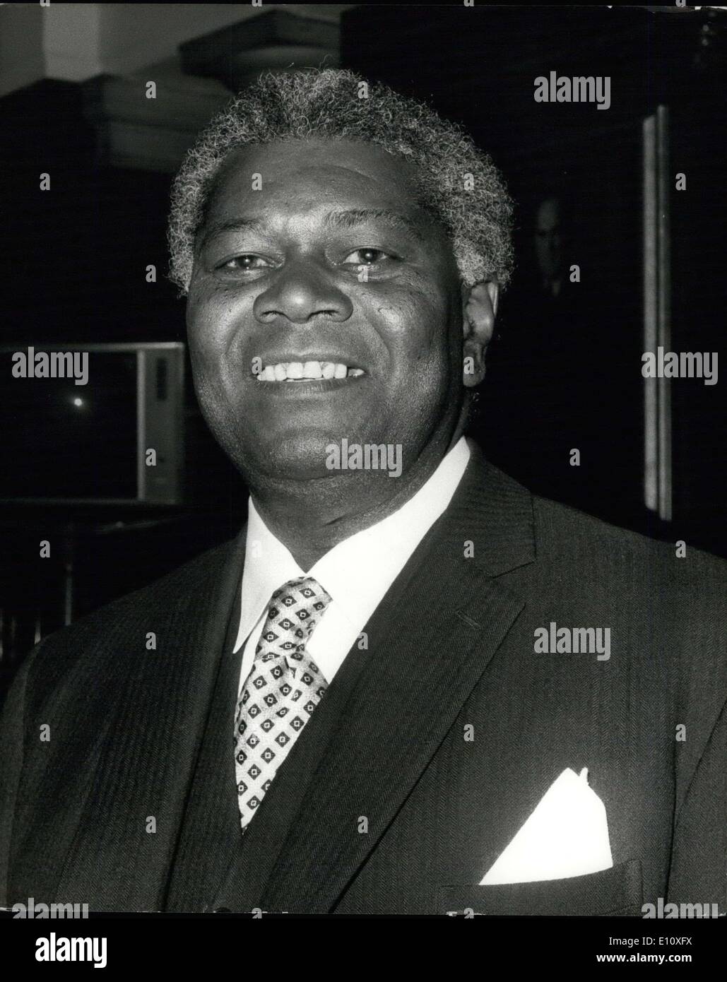 May 14, 1974 Dr. David Pitt takes over as the first black Chairman of