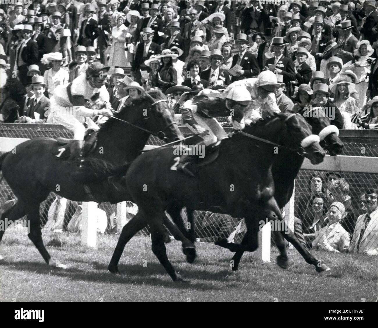 Jun. 06, 1974 Shock Opening Race at Royal Ascot First Three Horses