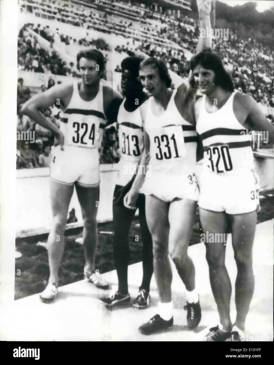 Sep. 09, 1974 European Athletics Championships In Rome. Relay Team