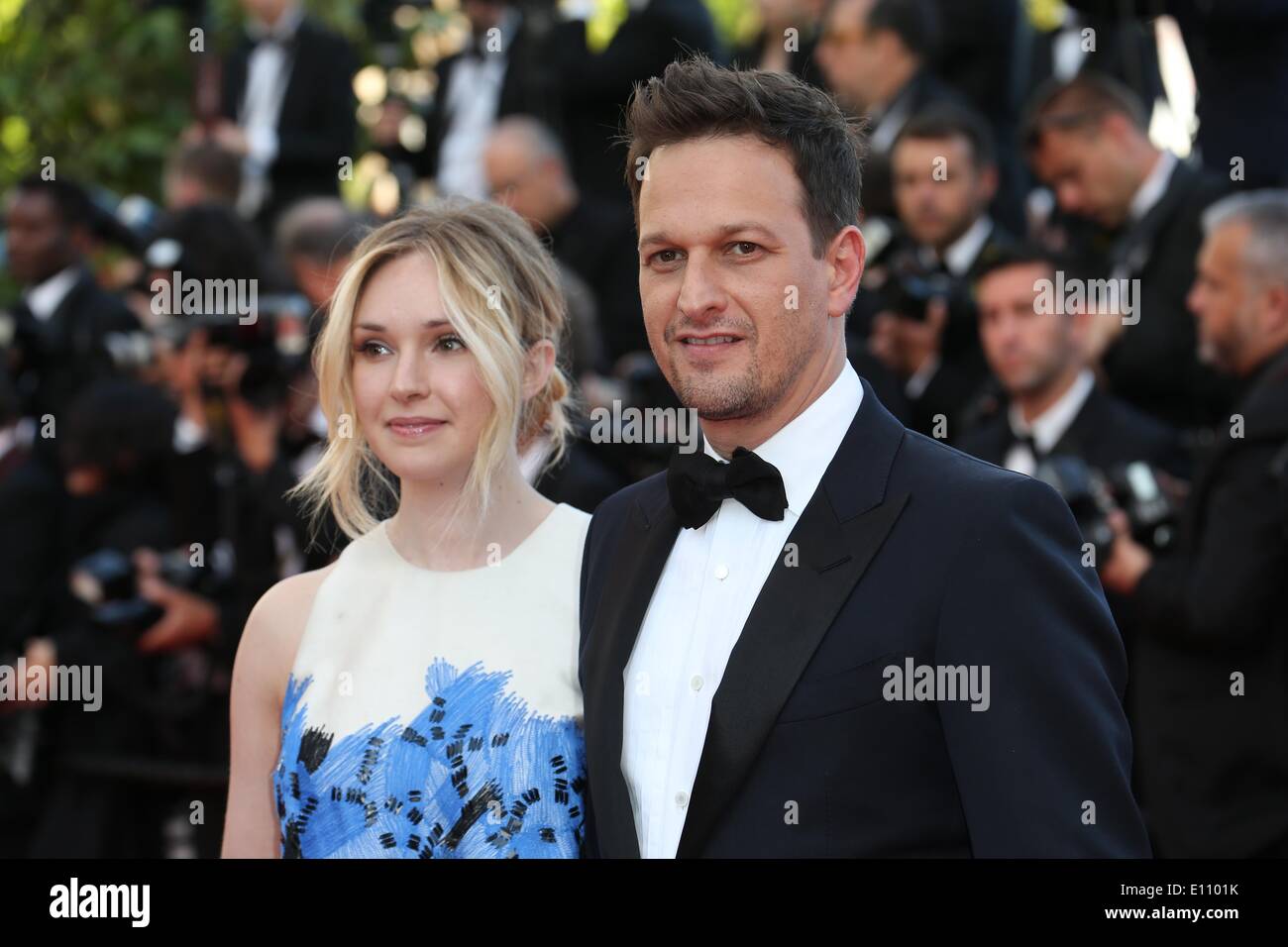 US actor Josh Charles and wife US ballet dancer Sophie Flack attend the ...