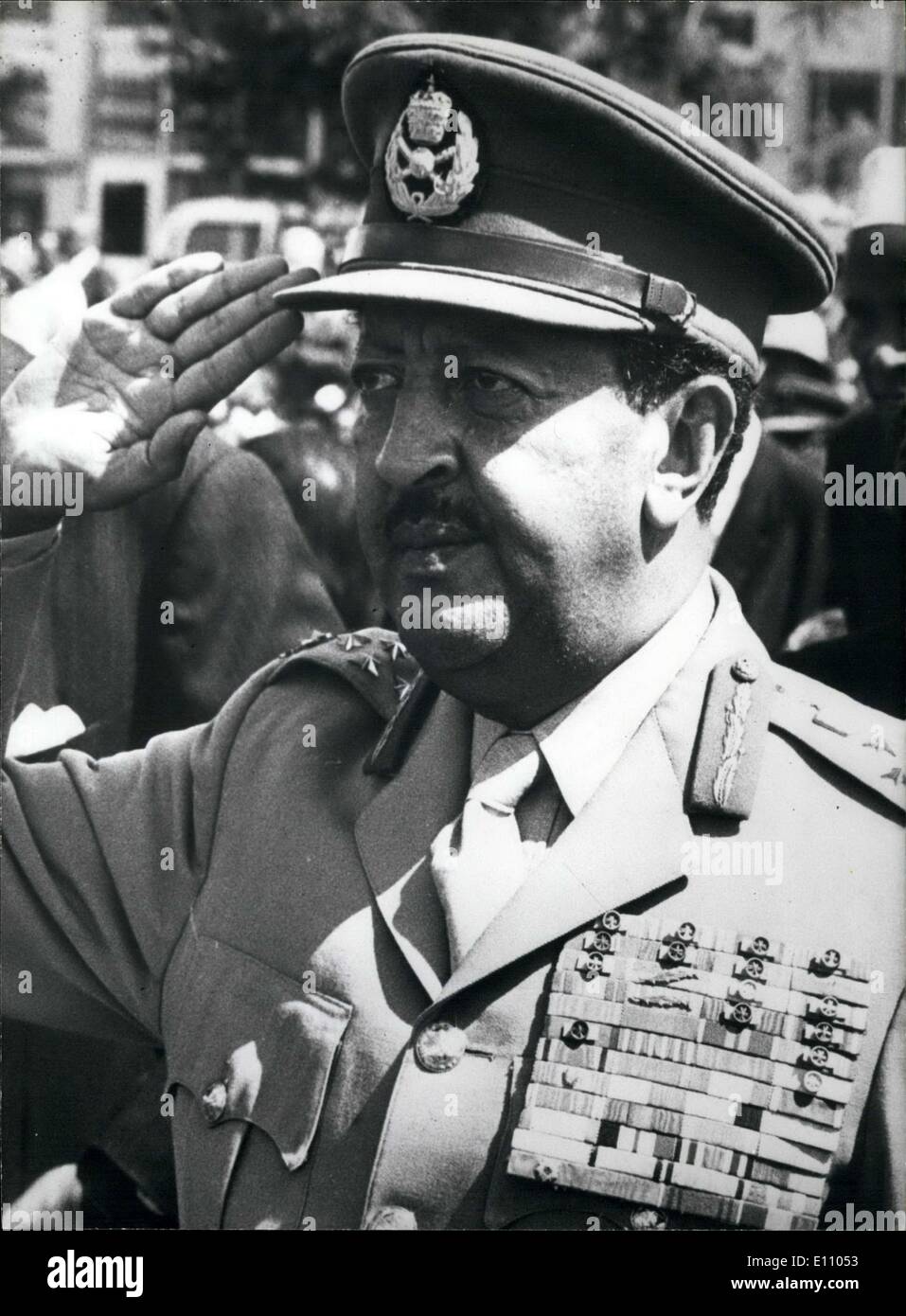 Sep. 13, 1974 - Haile Selassie's Successor Ethiopia Emperor Asfa Wossen Stock Photo