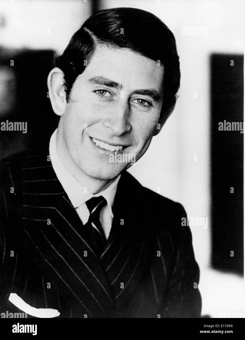 Portrait of Prince Charles Stock Photo