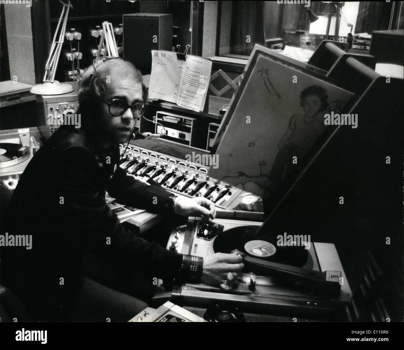 Mar. 03, 1975 - Elton John becomes Radio one disc Jockey: Pop superstar ...