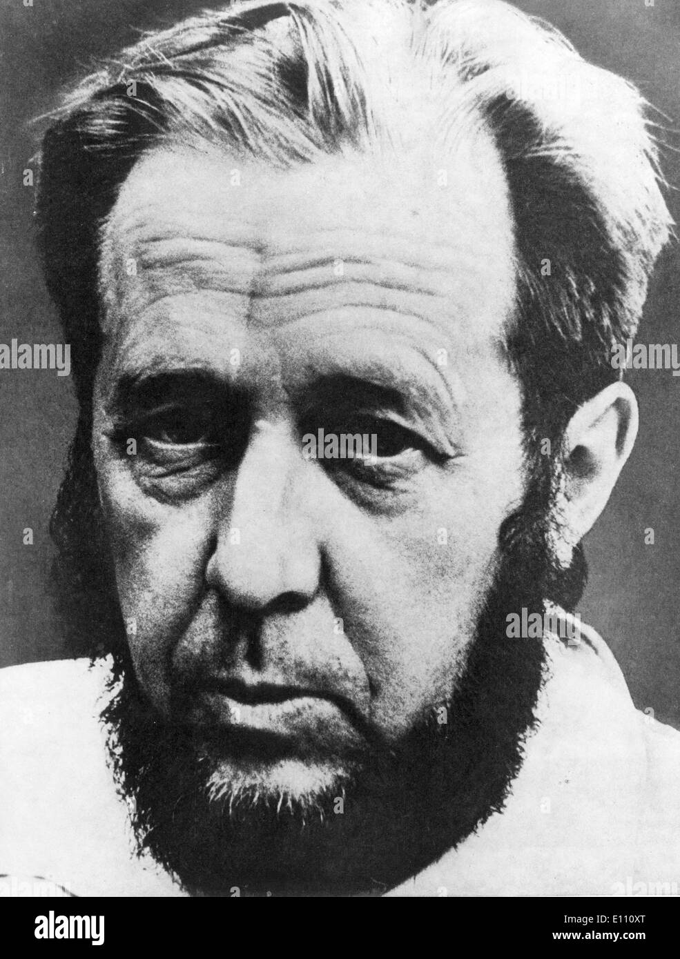 Dec 09, 1974; Stockholm, Sweden; exiled Soviet writer, ALEXANDER SOLZHENITSYN, Stock Photo