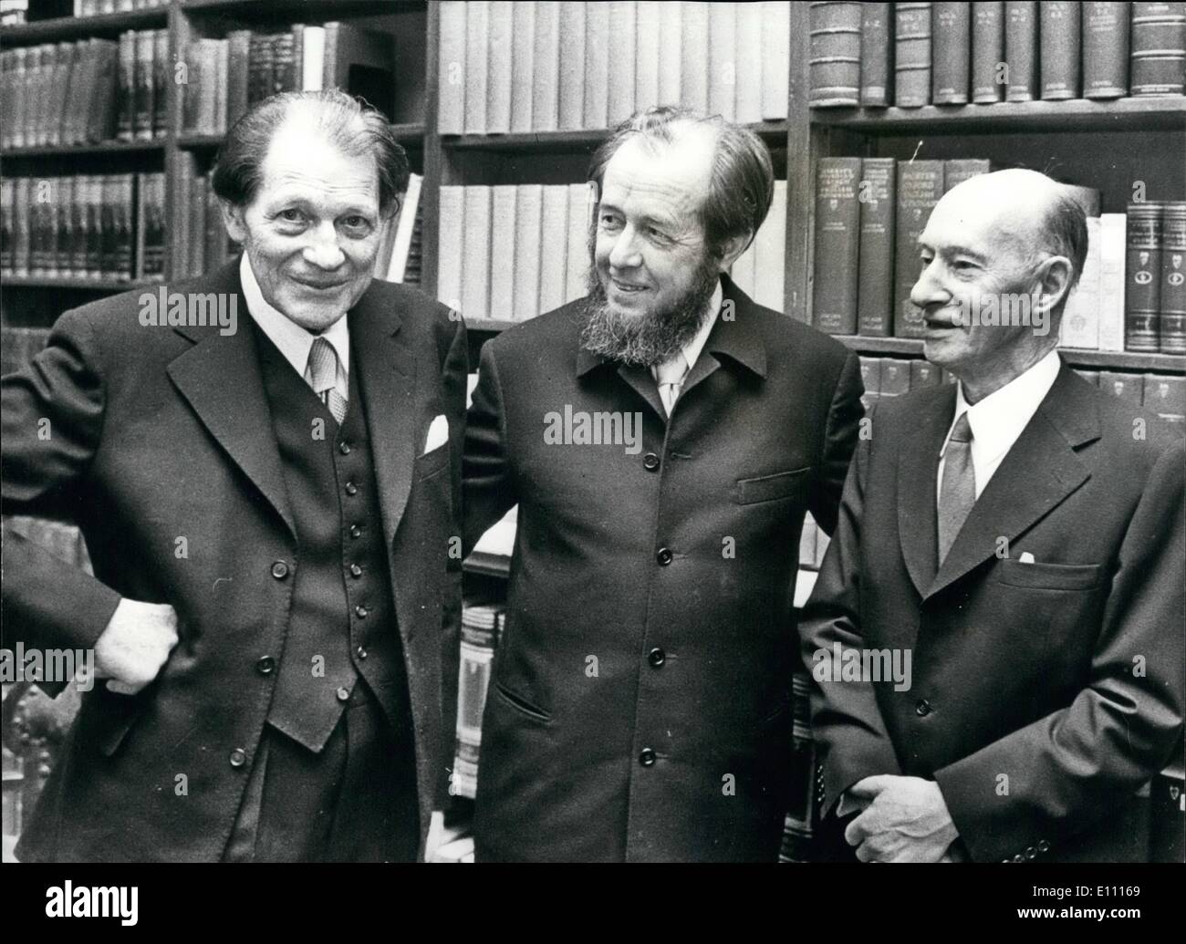 Dec. 12, 1974 - The Nobel Prize winners for Literature meet ...