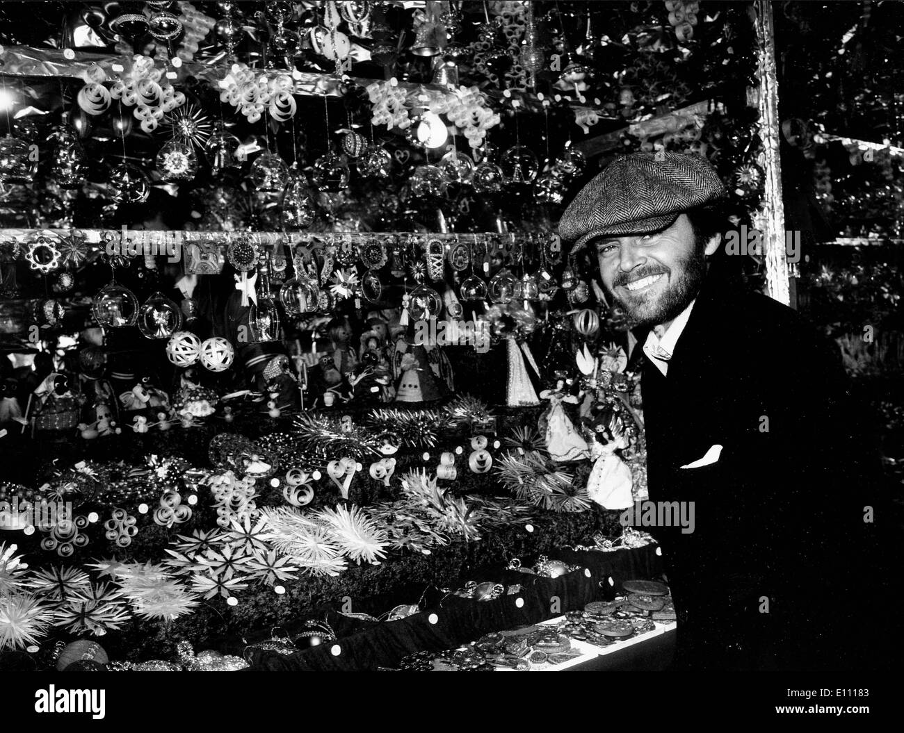 Dec 19, 1974; Munich, Switzerland; Actor JACK NICHOLSON in Munich to present his latest film Chinatown. Stock Photo