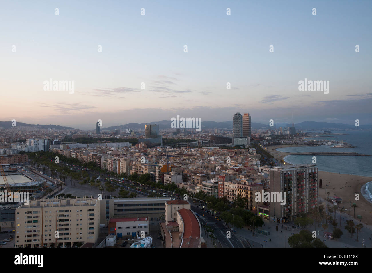 View of Barcelona Stock Photo - Alamy