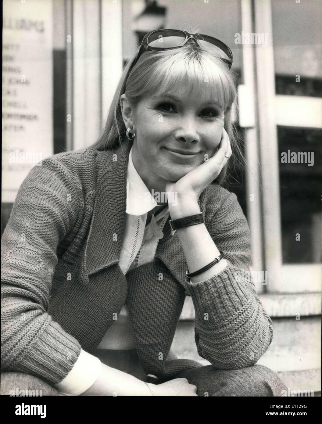 Apr. 23, 1975 - Susan Hampshire To Star In ''As You Like It'': Actress Susan Hampshire is to star as Rosalind in the Dolphin Theatre Company production of ''As You Like It'', directed by John David at the Shaw theatre, Euston Road, on June 4th. Photo shows Susan Hampshire pictured outside the Shaw Theatre today. Stock Photo