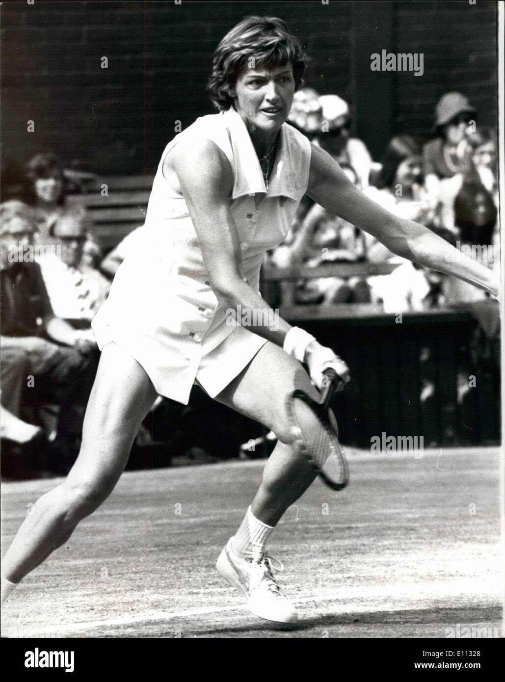 1975 Tennis Evonne Goolagong At Tennis Championships In New York
