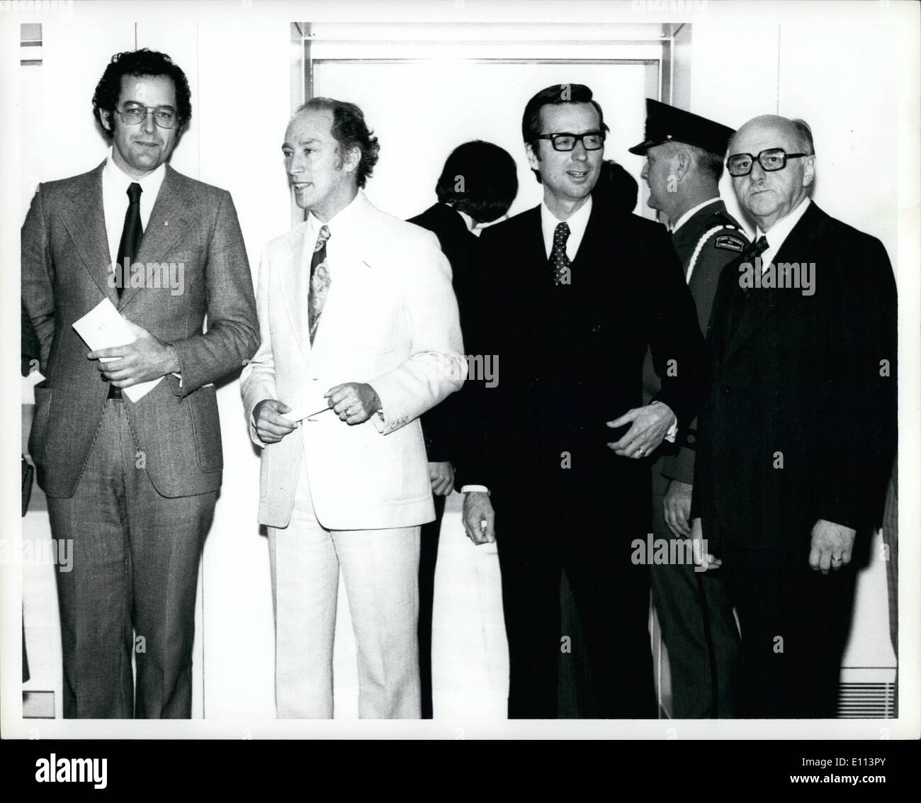 Oct. 10, 1975 Montreal Int. Airport Press Preview.Francis Fox, M.P