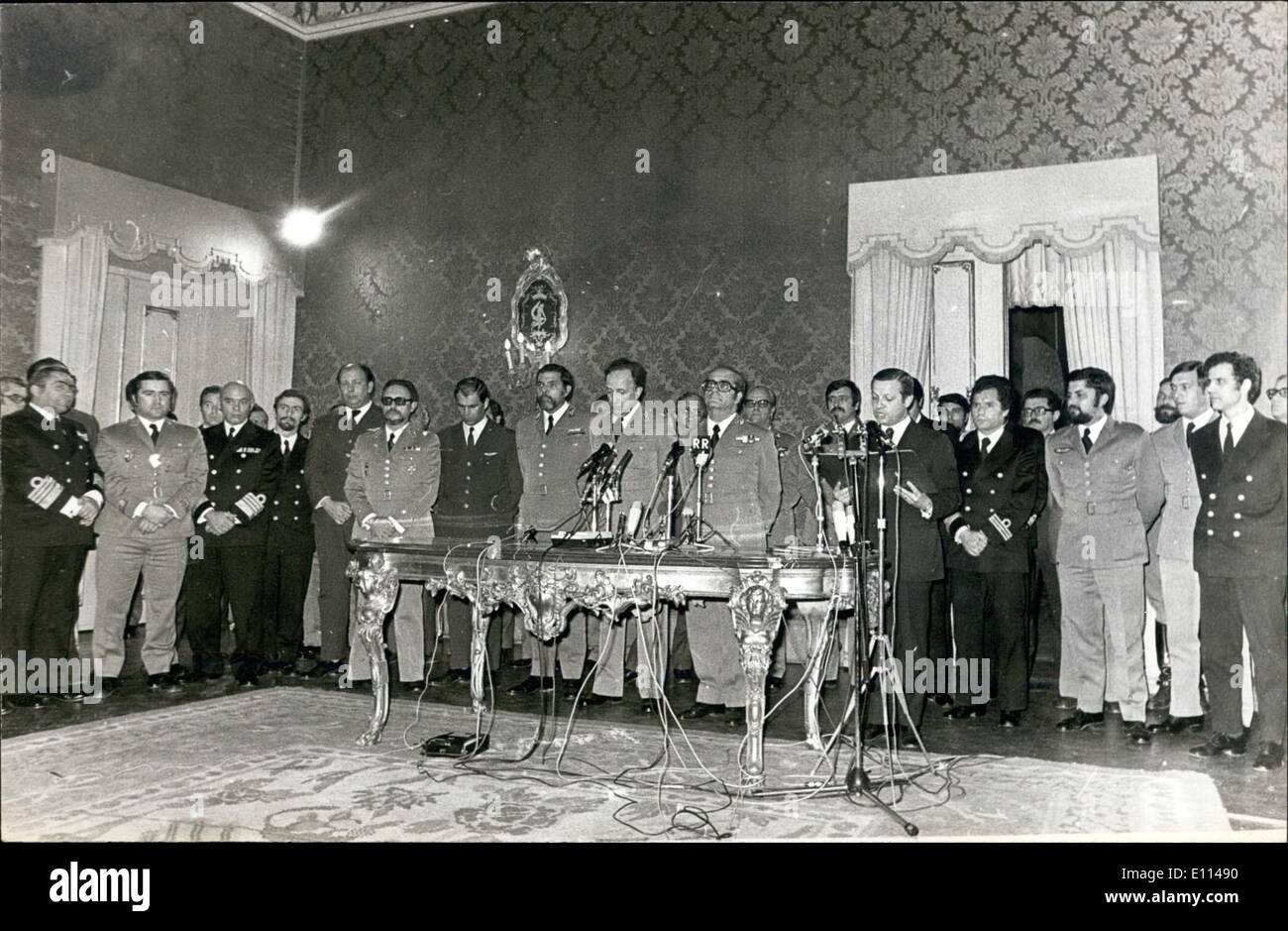Aug 08 1975 Portuguese Revolucionary Council In Palace Of Belem Aug 08 1975 Portuguese Revolucionary Council In Palace Of Belem