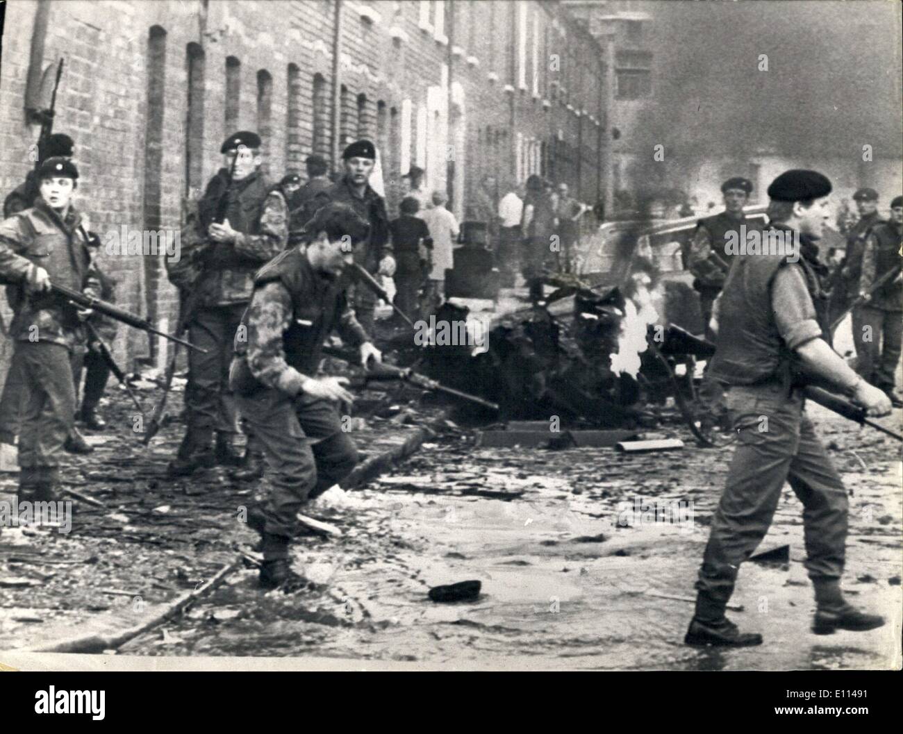 Aug. 08, 1975 More violence in Belfast as car bomb explosion injures