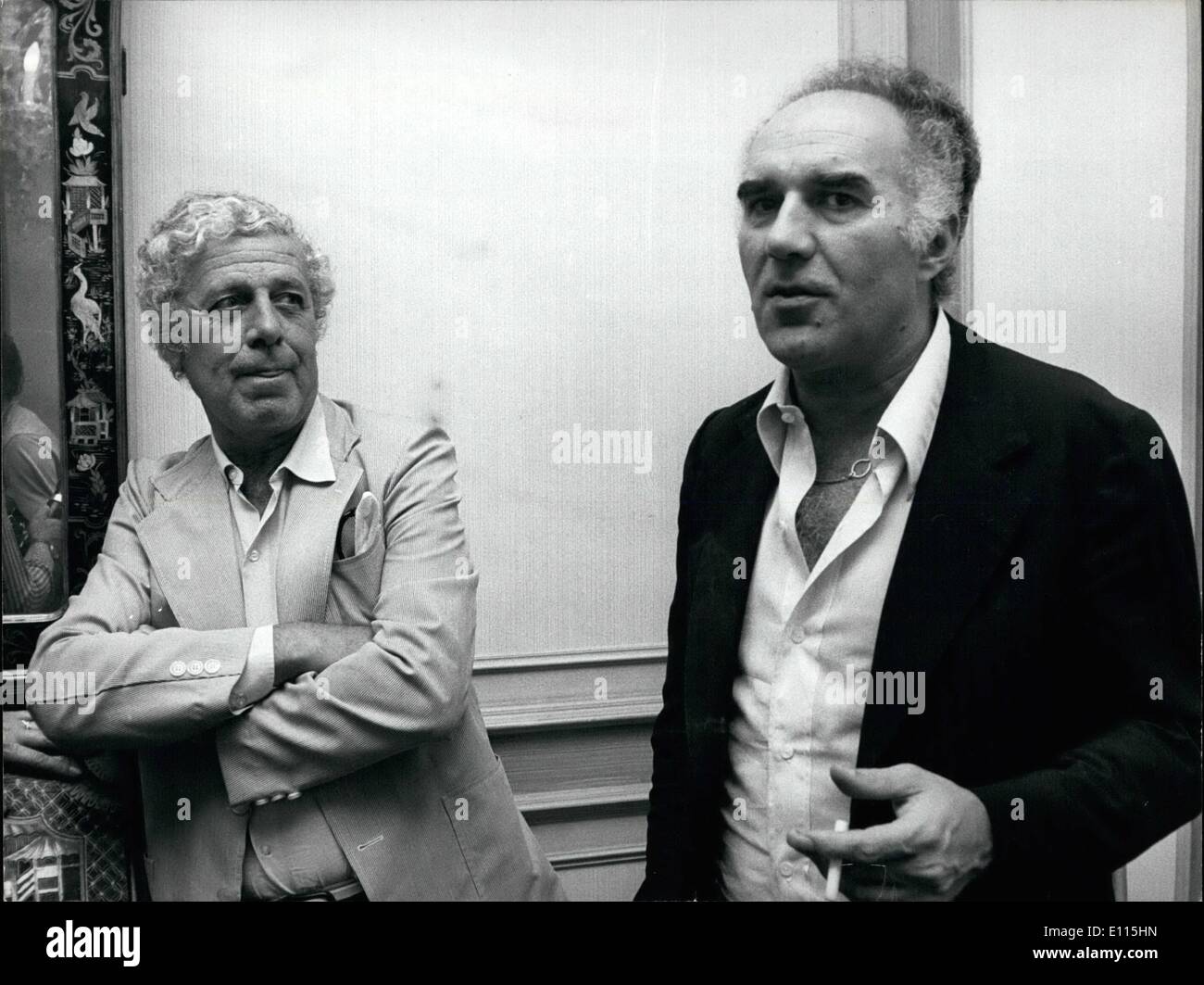 Sep. 09, 1975 Spanish director Luis Berlanga and French actor Michel