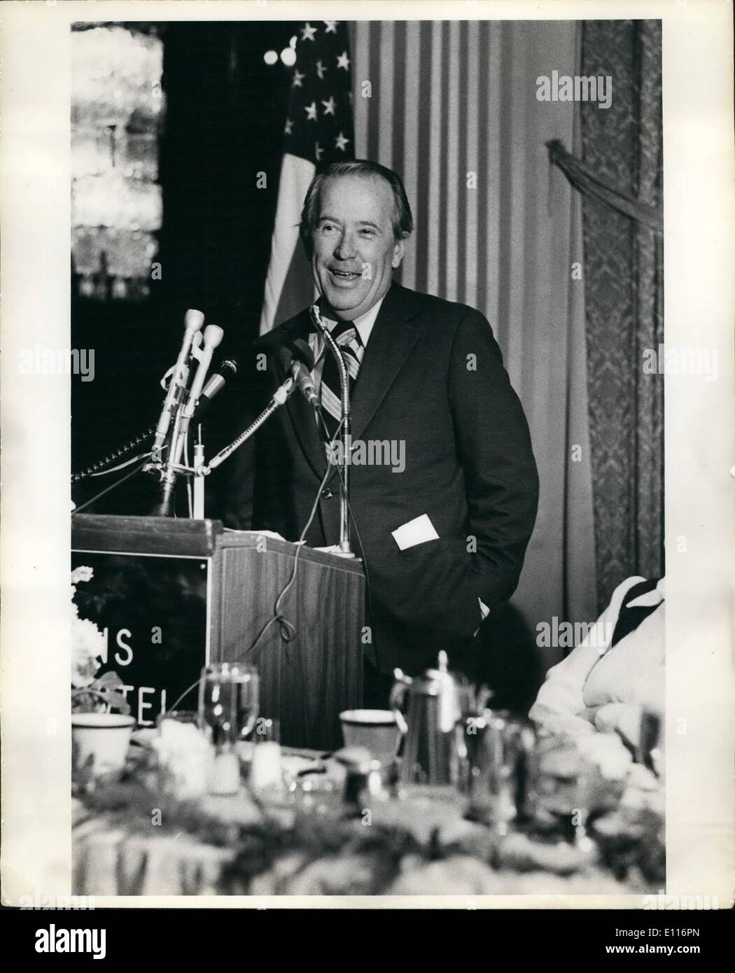 Mar. 03, 1976 - Sen. Jackson electioneering NYC Stock Photo