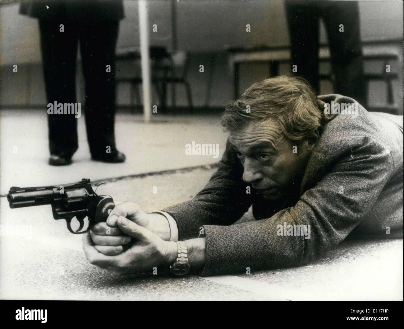 Mar. 18, 1976 - Yves Montand Plays Policeman in ''Police Python 357' Stock  Photo - Alamy