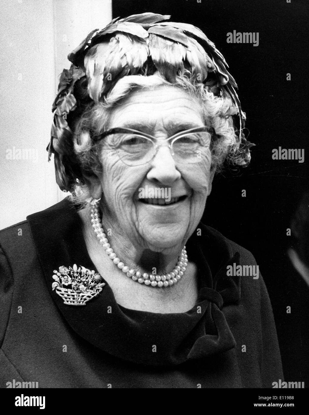 Writer Agatha Christie celebrates 80th birthday Stock Photo