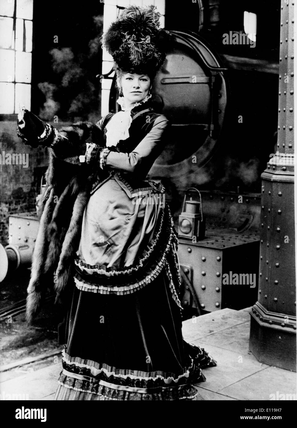 Actress Glenda Jackson as Sarah Bernhardt Stock Photo