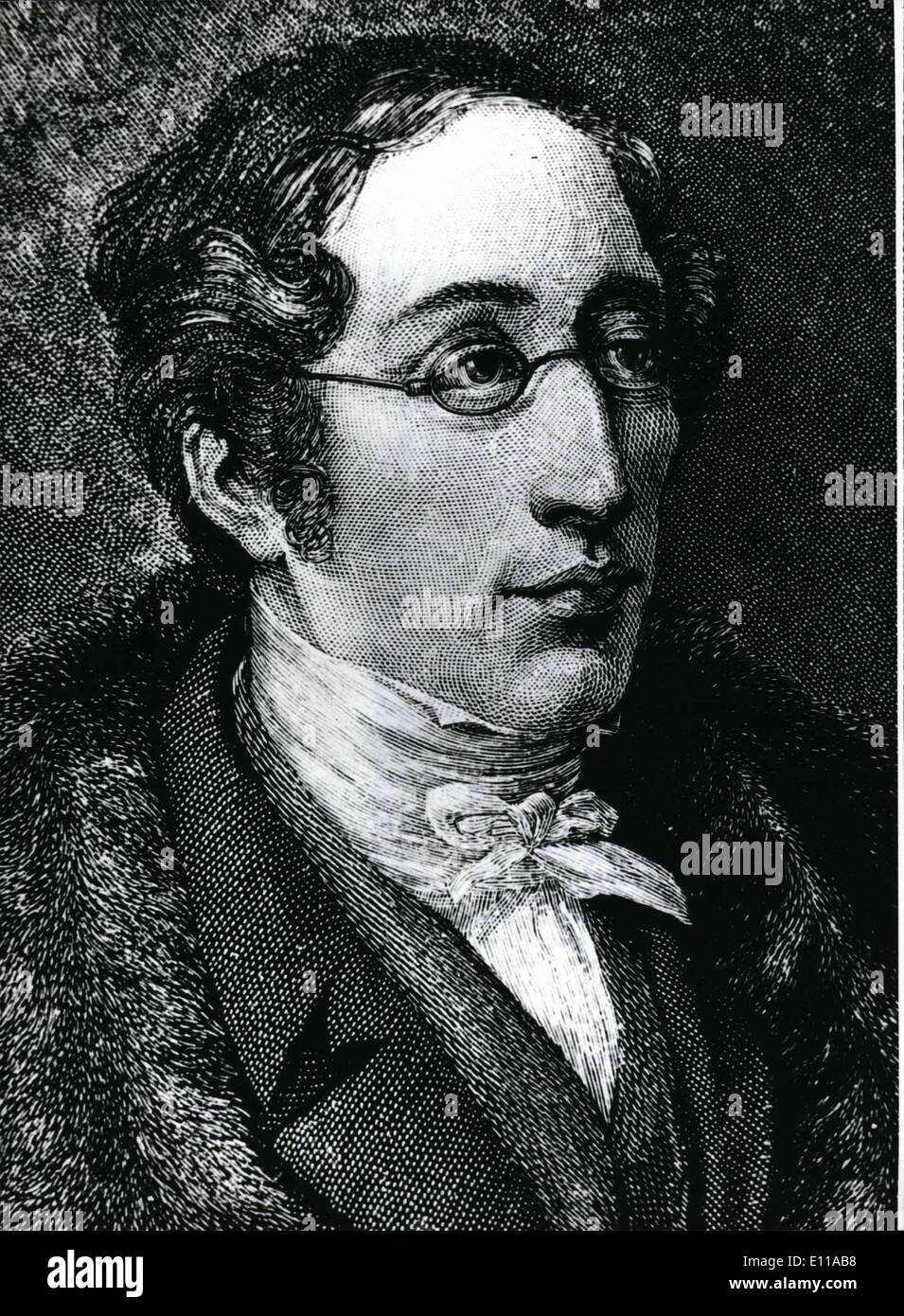 Jun. 06, 1976 - 150th Anniversary of Death of Carl Maria von Weber: On June 5th, 1976 it will be 150 years ago, that famous German composer Carl Maria Von Weber (picture) died in London. The musician, born in Eutin/Germany in 1786, was educated by Micheal Haydn at Salzburg and abbot Vogler at Vienna/Austria. 1804 he became opera conductor at Breslau, two years later he got in service of Wuerttembergian sovereigns. 1813 he went to Prague, where he was an opera-conductor again and in 1817 he got this position at the new Deutsche Oper in Dresden Stock Photo