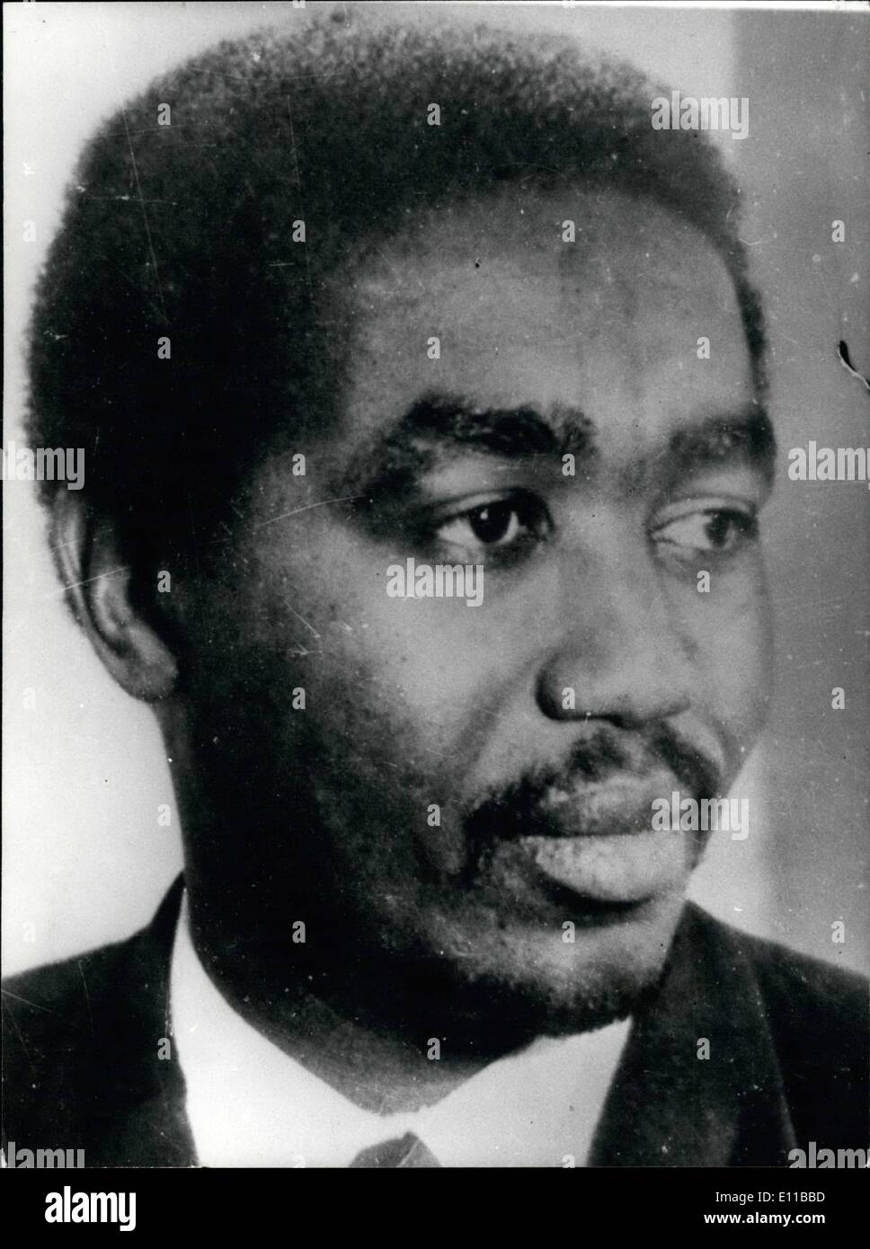 Jul. 07, 1976 - Coup against President Numeiri fails in Sudan: President Numeiri of Sudan survived the second serious military revolt against his regime earlier this month. Forces loyal to the President put down the rebellion after some heavy fighting. One of the leaders of the obortive coup, Brigadier Muhammad Nur Saad, has been arrested and now awaits a court martial. Photo shows Brigadier Muhammad Nur Saad, one of the leaders of the revolt, who is now awaiting trial. Stock Photo