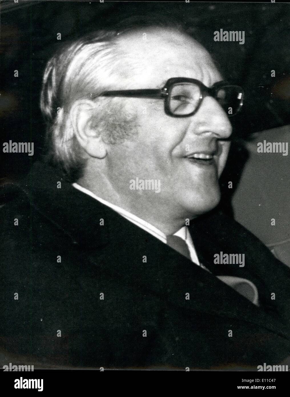 Jan. 01, 1977 - Attorney General Mr. Silkin At The Law Courts: Attorniey General Mr. Sam Silkin, QC, was again appearing before Stock Photo