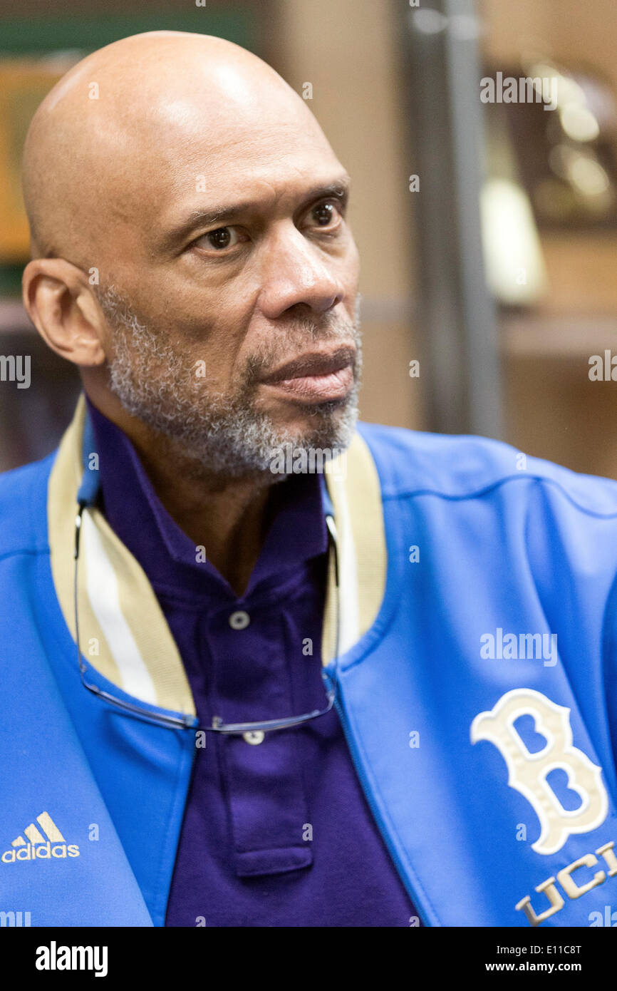 13.05.2014. Torrance, California, USA.  Kareem Abdul-Jabbar at a personal photoshoot in the Los Angeles area of Torrance. Stock Photo