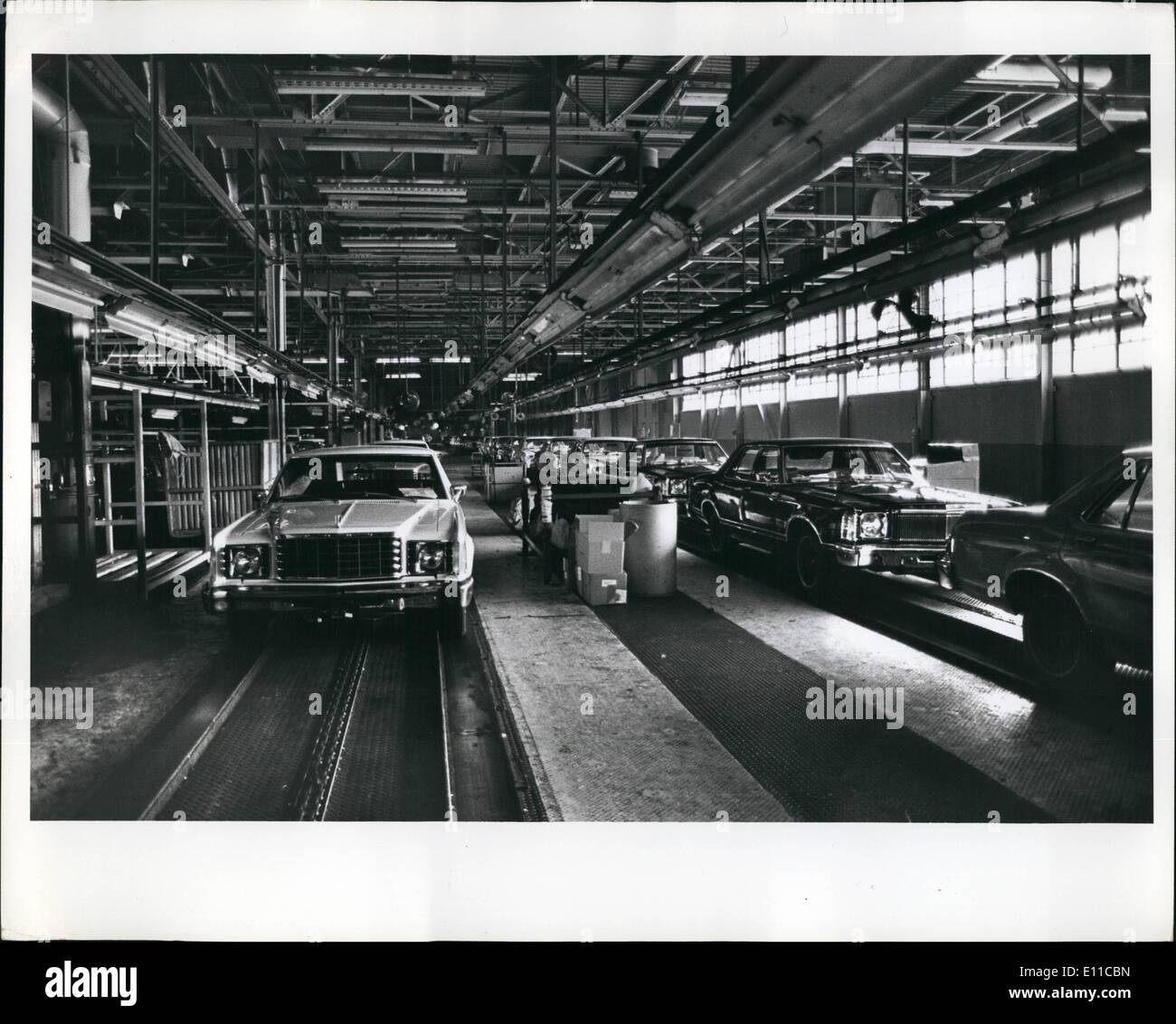 Sep. 09, 1976 Strike, Ford assembling plant Mahwah, N.J Stock Photo