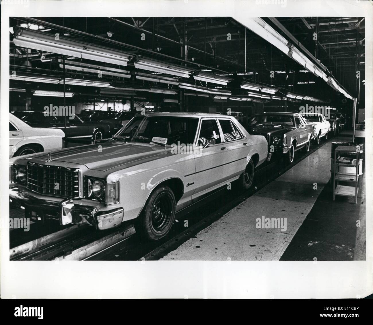 Sep. 09, 1976 - Strike, Ford assembling plant Mahwah, N.J. Stock Photo