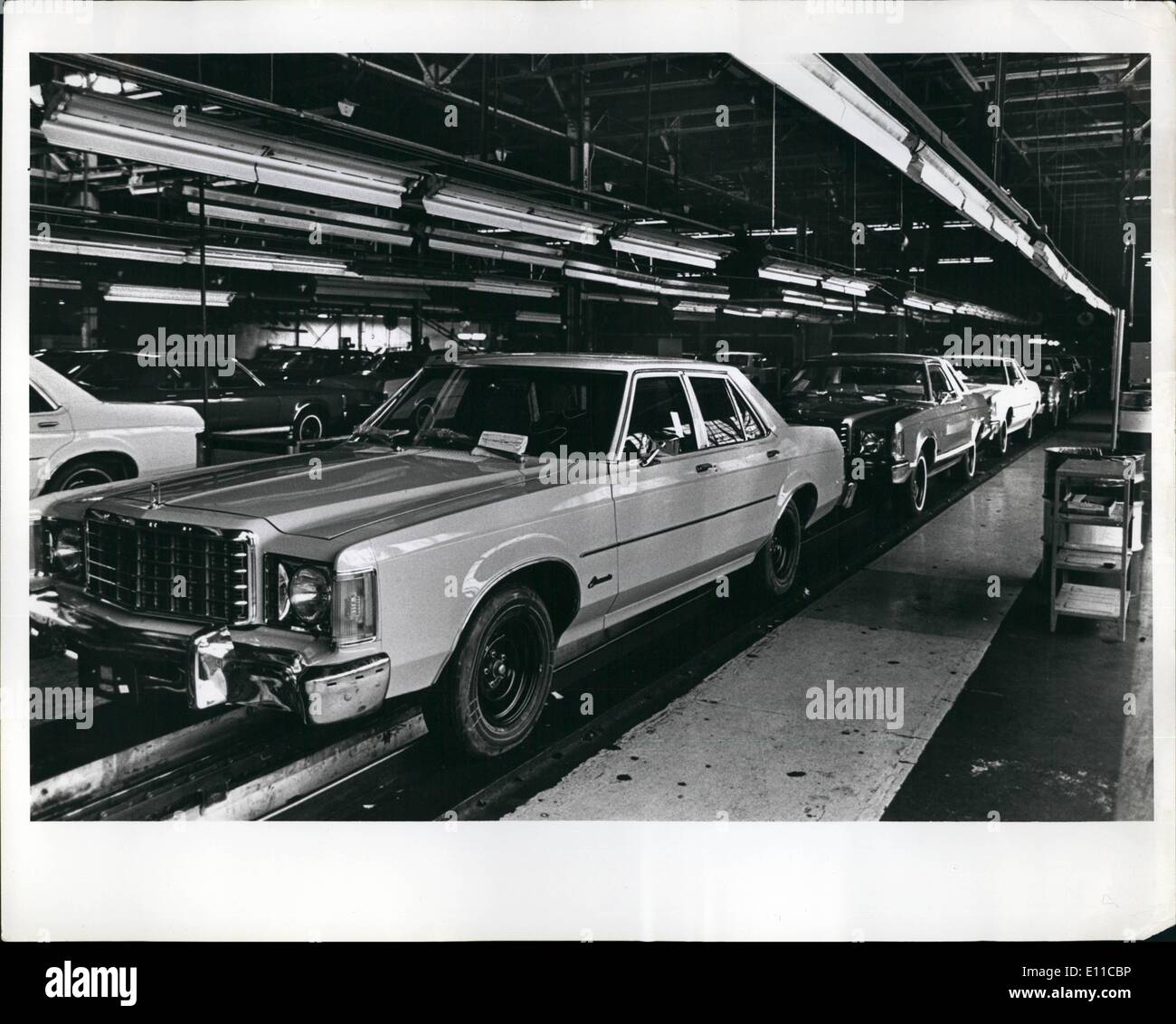 Sep. 09, 1976 Strike, Ford assembling plant Mahwah, N.J Stock Photo