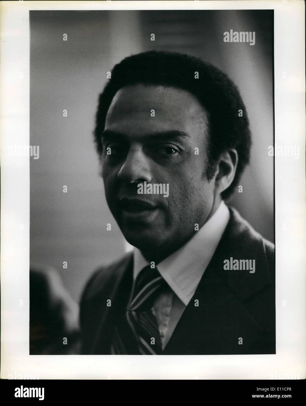 Feb. 02, 1977 - Ambassador Andrew young Stock Photo