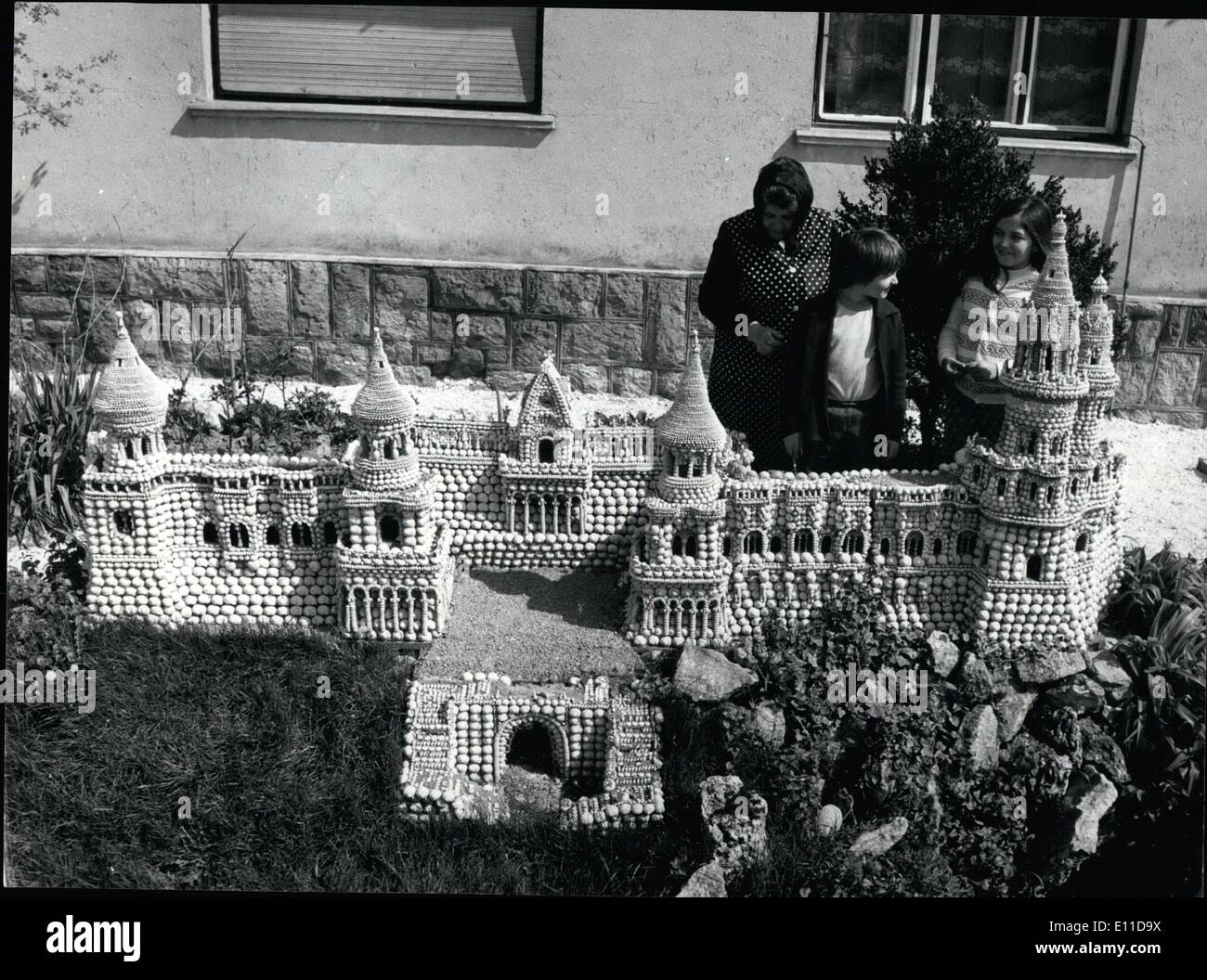 Toy castle built from snail shells hi-res stock photography and images ...