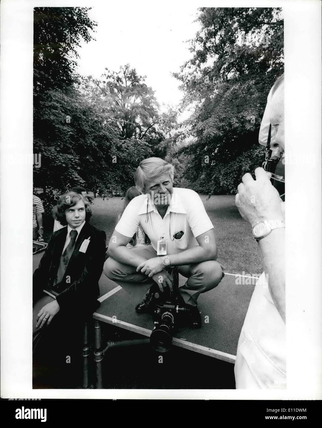 Sep. 09, 1977 - Washington D.C.: ''Carter Look-a-like'' Photographer Manix. Stock Photo