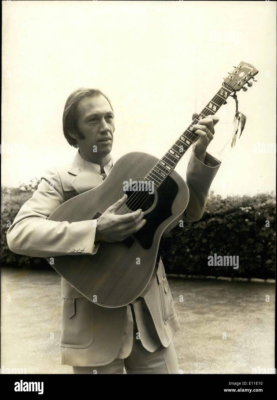 May 20, 1977 - David Carradine, who become famous by playing the role of a Buddhist priest in the television series ''Kung Fu'' Stock Photo