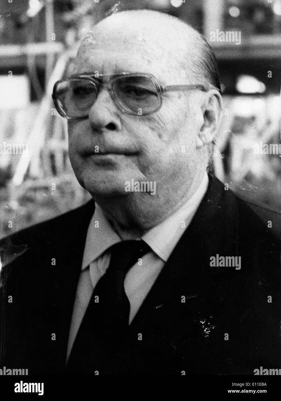 Jun 03, 1977; Rome, Italy; Director ROBERTO ROSSELINI (1906-1977), ex-husband of actress Ingrid Bergman. (Credit Image: © Stock Photo