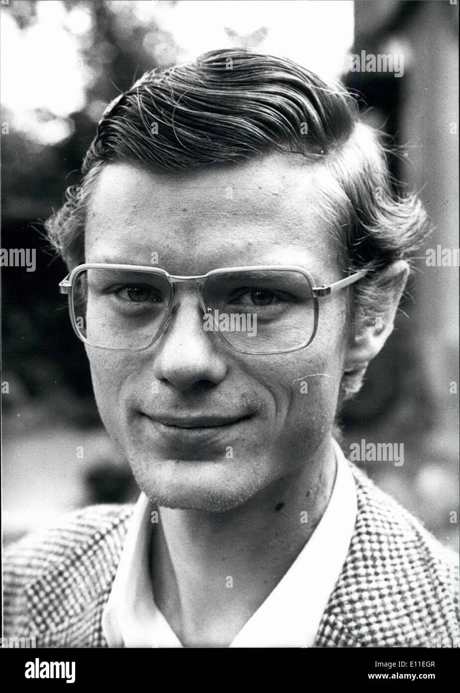 Sep. 09, 1977 - Erik von Rosen, Pilot. Von Rosen's father was count Carl Gustaf Von Rosen. The man who headed the Biafran air force during the Biafran Conflict. Later, Erik flew under his father in Ethiopia trying to stem the famine with airdrops in the inaccessible mountain regions. Count Carl Gustaf was killed in a Guerilla attack a couple of months ago, but Erik is determined to continue the work. Stock Photo