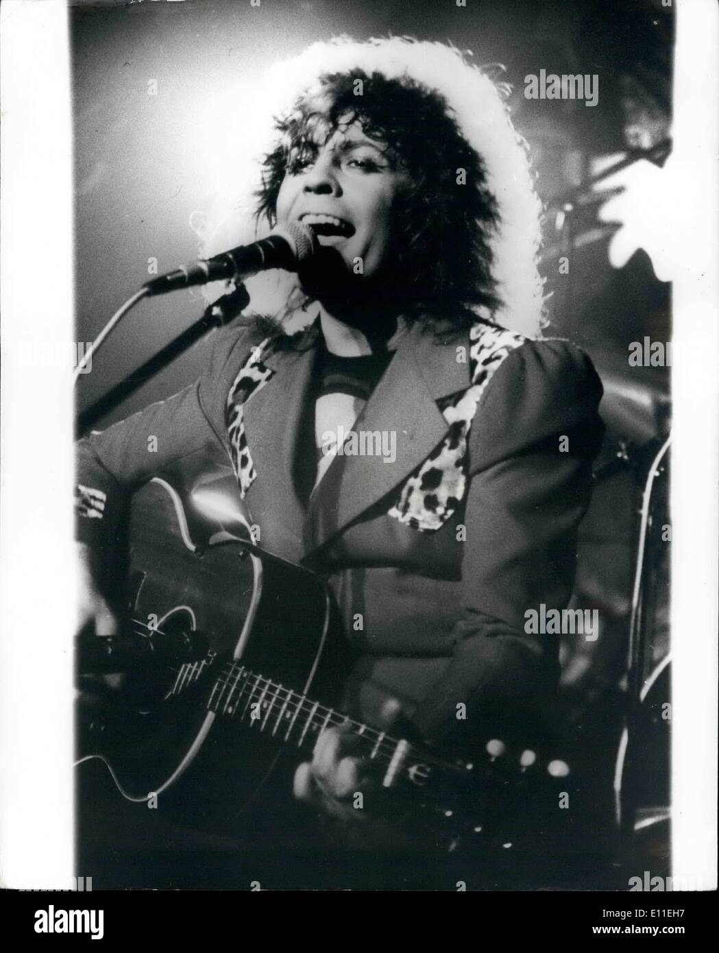 Sep. 16, 1977 - September 16th 1977 Marc Bolan killed in car crash. Rock singer Marc Bolan, 29, was killed early this morning in a car crash. He was a passenger in a mini driven by his common law wife Gloria Jones. The mini hit a tree in Queens Ride, Bannes and was a write-off . Mr. Richard Jones, the brother of Gloria, who was traveling in a car behind them told police that the car was only doing about 30 mph just before the accident. Gloria was taken to Queen Mary's hospital, Roehampton, with a broken jaw Stock Photo