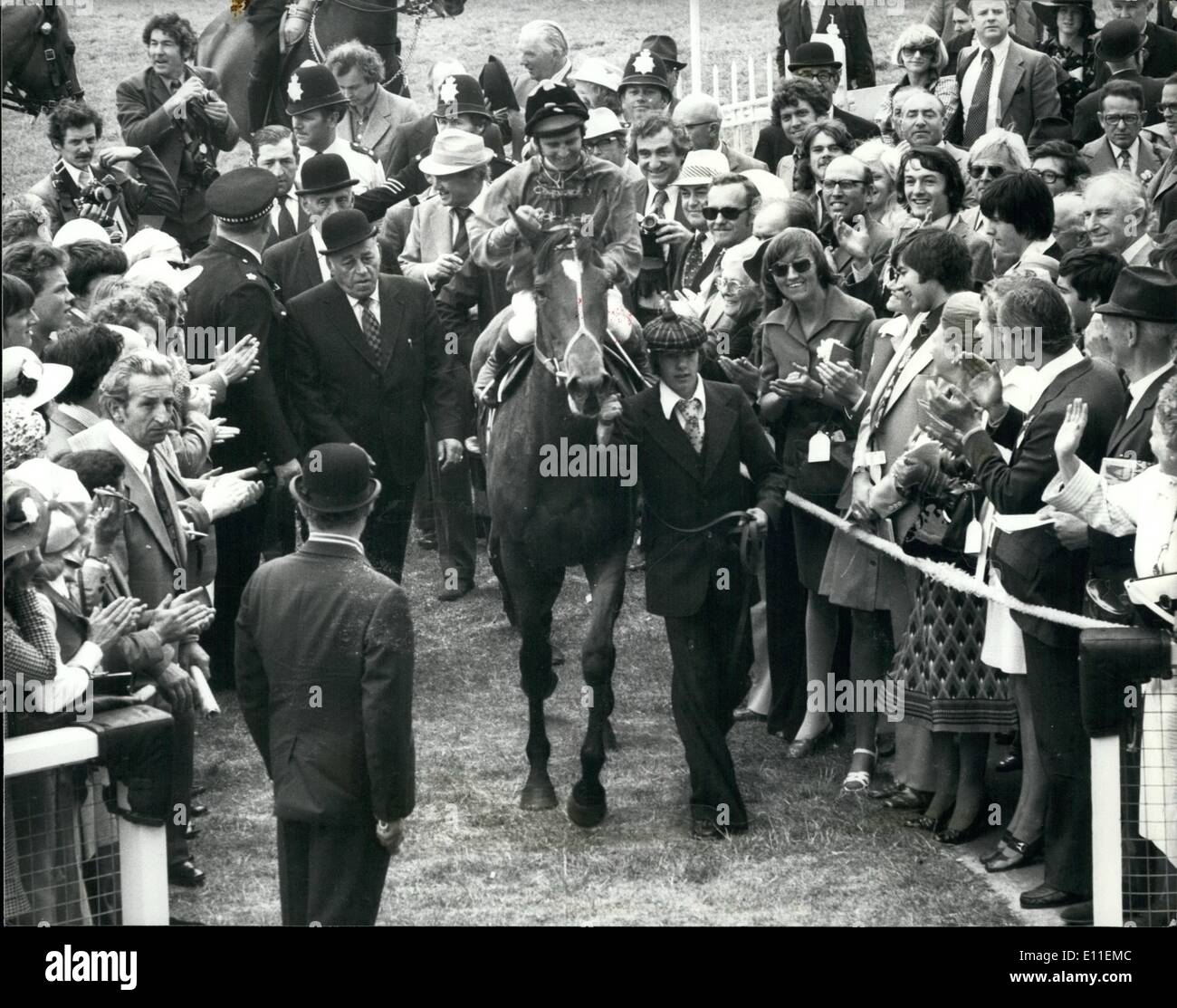 Jun. 06, 1977 - Royal victory in the Oaks. Queen's Horse ''Dunfermline ...